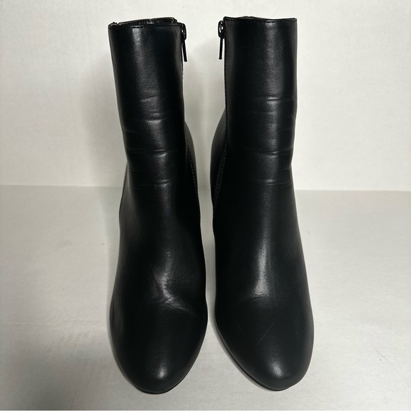 Miss Lola Chunky Block Heel Ankle Boots Black Women’s Size 7.5 - Picture 5 of 13